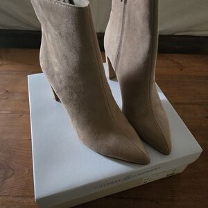 Chinese Laundry Women's Suede Heeled Boots - Taupe
